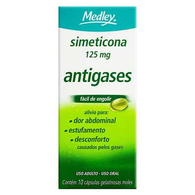 Simeticona Medley 125Mg 10 Cápsulas preço